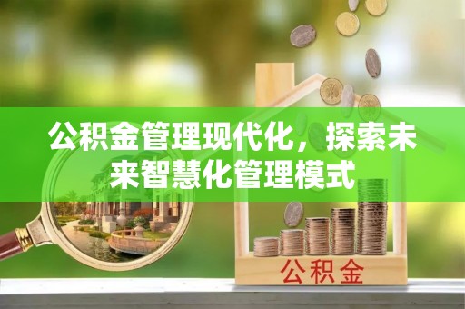 崁顶公积金管理现代化，探索未来智慧化管理模式
