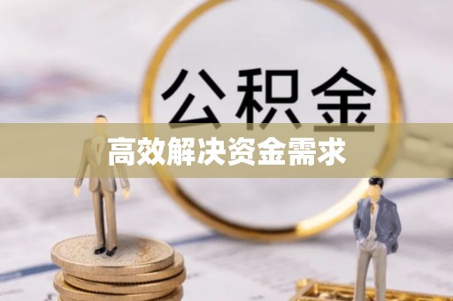 崁顶高效解决资金需求