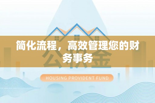 崁顶简化流程，高效管理您的财务事务